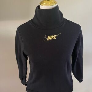 Nike Sportswear Club Fleece Big Kids' (Girls') Long-Sleeve Funnel-Neck Top 10/12